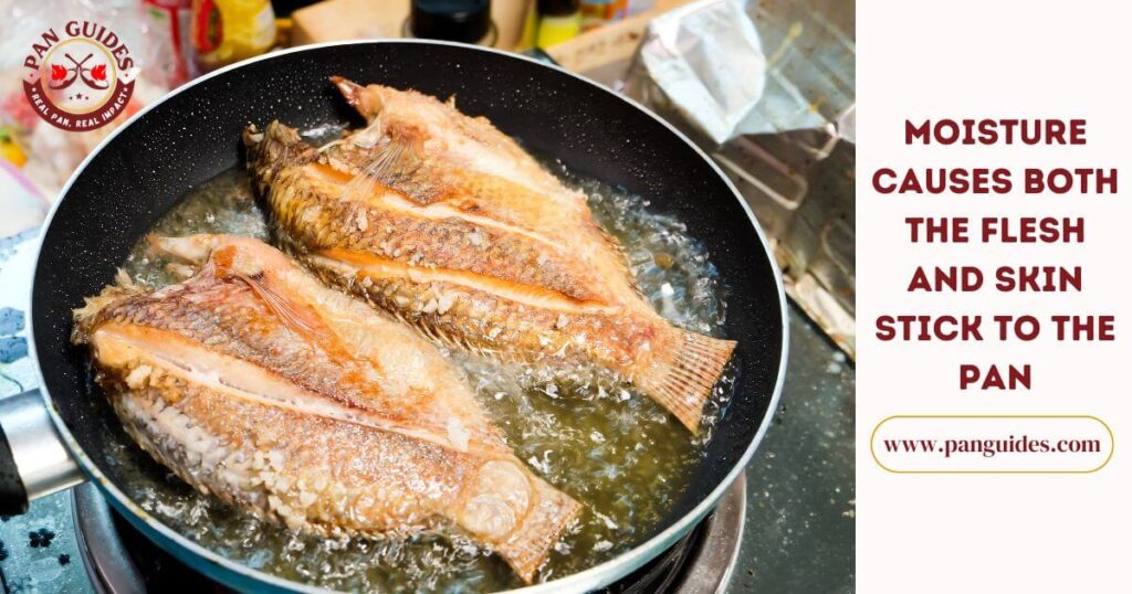 how to stop fish sticking to the pan