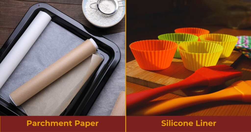 Difference between Parchment Paper or Silicone Liner